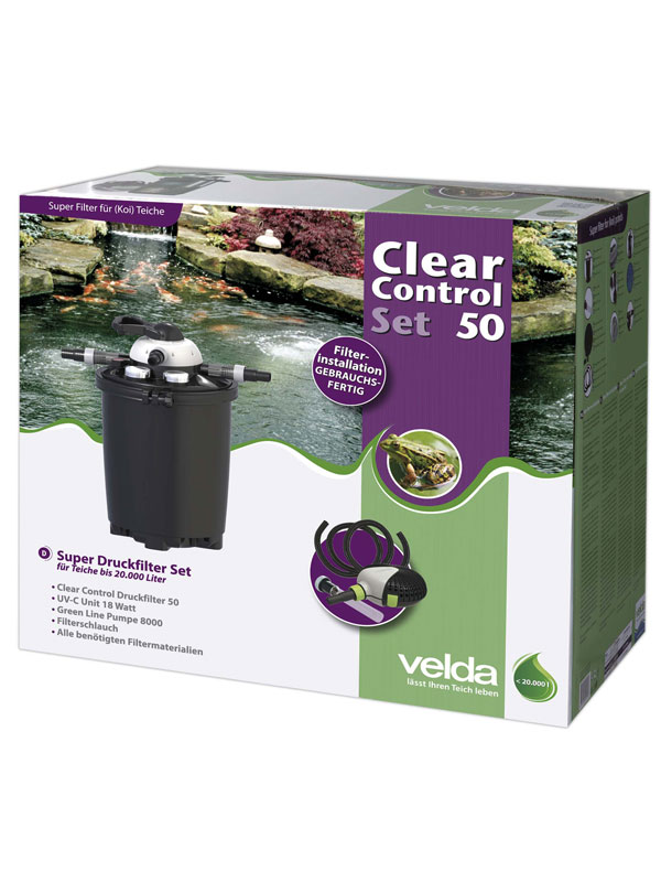 Clear Control 50 Set - Druckfilter-Set von Velda (Art.Nr.126331)