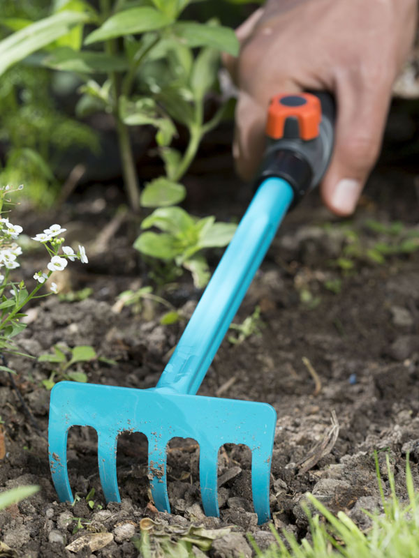 GARDENA Blumenrechen im Einsatz