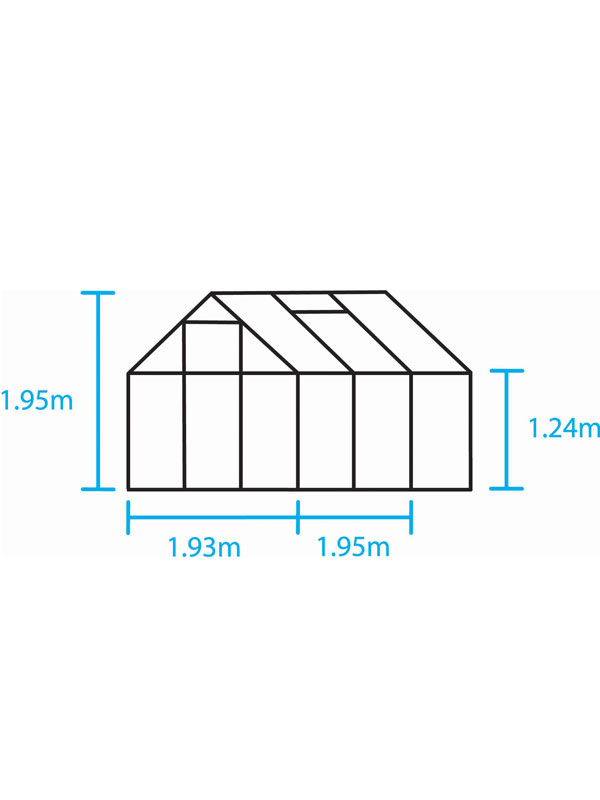Maßzeichnung Gewächshaus Saturn