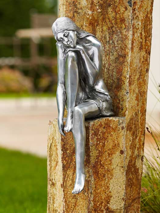 Aluminium-Figur Emanuelle (Art.Nr. 88574alu)